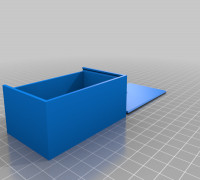 My Customized Parametric slide lid box 3D model