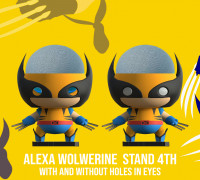 Alexa Wolverine Alexa Stand 4Th 3D model