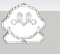 Kirby Keychain 3D model