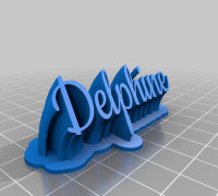 Delphine cookie 3D model