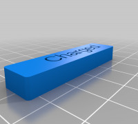 charged tag 3D model