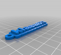 My Customized Jeep Keychain () 3D model