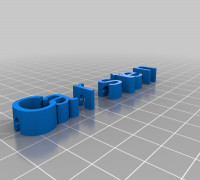 My Customized Cable Tag 3D model