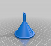My Customized Parametric funnel 3D model