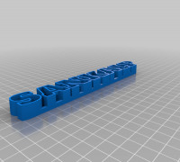 My Customized text storage 3D model