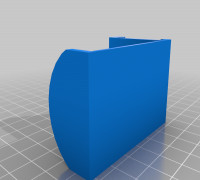 My Customized headphone hook for wire racks 3D model
