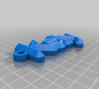 My Customized name keychain 3D model