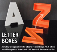 Letter Boxes 3D model