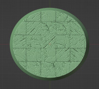 HD Base Set 5 - Cracked Marble 3D model