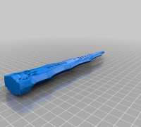 Dark One Dagger Customized "Ashley" 3D model