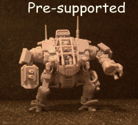unwavering strategic support 3D model