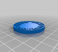 My Customized Coin (Chip) 3D model