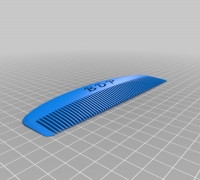 My Customized Comb 3D model