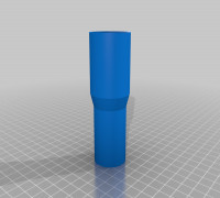 My Customized OpenSCAD Vacuum cleaner adapter (fully ) 3D model
