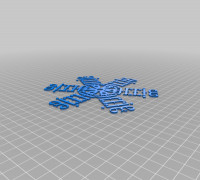 Carrie Snowflake 3D model