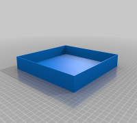 My Customized ParamTray  Storage Tray 3D model