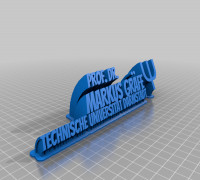 name plate final 3D model