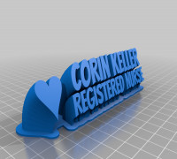 registered nurse 3D model