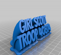 GirlScout 3D model