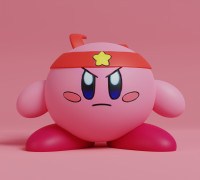 Kirby Fighter 3D model