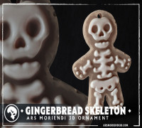 Gingerbread Skeleton Ornament 3D model