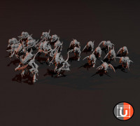 Space Bugs - 750 Points Army for Grimdark Future 3D model