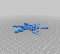 snowflake-14 3D model