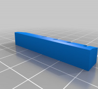 My Customized Guitar Nut 3D model