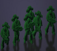 Marine Squad 3D model
