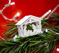 Nativity Scene Kit Card 3D model