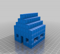 My Customized Minecraft  house 3D model