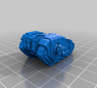 Tiny Medium Tank Classic Cruiser 3D model