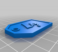 Liz Gift Tag 3D model