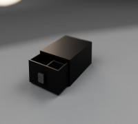 table drawer 3D model