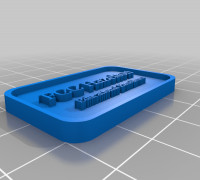 My Customized Trophy Plate 3D model