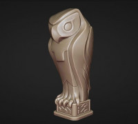 Bird on a stand 3D model