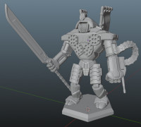 Shiro Battlemech 3D model