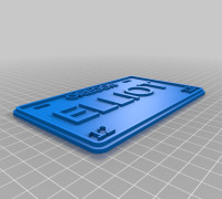 Elliot Plate 3D model