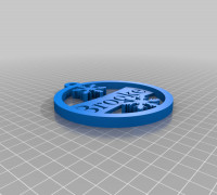 Brooke Medallion Snowflake 3D model