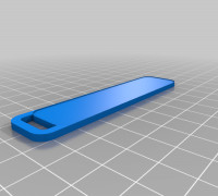 My Customized Spotify Code Keyring or Tag 3D model
