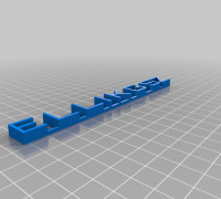 My Customized 3D name plate 3D model