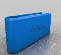 My Customized Embossing Stamp 3D model