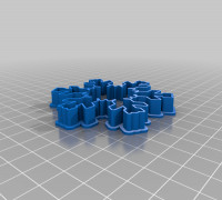 My Customized Snowflake Cookie Cutters 37 3D model