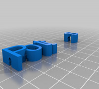 My Customized Cable Tag 3D model