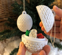 Ornament Containers (Closed) 3D model
