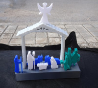 Nativity scene 3D model