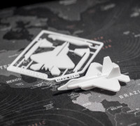 F22 Raptor Kit Card 3D model