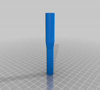 My Customized Parametric inline pipe adapter [with Fusion 360 source] 3D model