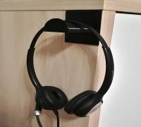 Headsetholder - no screws! 3D model