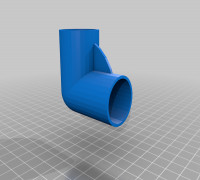 Elbow PVC pipe 3D model